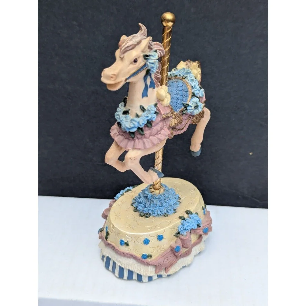 Heritage House Melodies County Fair Collection Carousel Horse 